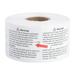 1 Roll Wax Melt Warning Labels Candle Warning Stickers Candle Warning Labels