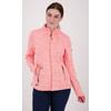 Strickfleecejacke DEPROC ACTIVE "KIRKVALE X WOMEN", Damen, Gr. 36/38 (M), orange, 100% Polyester, casual, bequem, Langarm gerader Abschluss mit Gummizug, Jacken, auch in Großen Größen erhältlich
