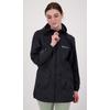Regenmantel DEPROC ACTIVE "ROBSON LONG WOMEN", Damen, Gr. 36 (S), schwarz, 100% Polyester, casual, Langarm mit innenliegendem Gummizug, Mäntel, auch in Großen Größen erhältlich
