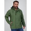 Regenjacke DEPROC ACTIVE "Friesennerz GANDER MEN", Herren, Gr. XL (54), grün (dunkelgrün), Obermaterial: 100% Polyurethan; Futter: 100% Polyester, sportlich, Langarm mit Druckknopf, Jacken, auch in Großen Größen erhältlich