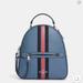 Coach Bags | Authentic Nwt Jordyn Backpack With Varsity Stripe | Color: Blue | Size: Medium