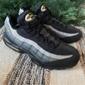 Nike Shoes | Nike Air Max 95 Men Rare Batman Retro Stripe Airmax Cq4024-001 Shoes Size 12 | Color: Black/Gray | Size: 12