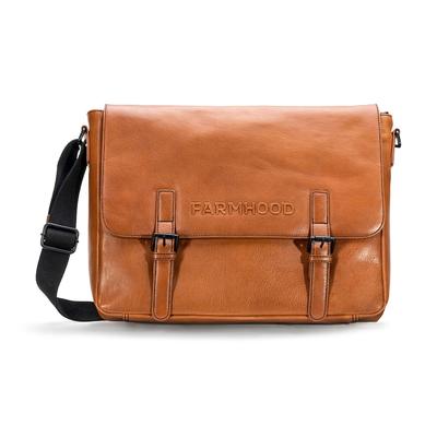 Farmhood Memphis Aktentaschen Messenger Leder 38 cm Laptopfach cognac Coral Herren Image