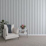 Ekena Millwork Adjustable PVC Slat Wall Panel Kit in White | 94 H x 3 W in | Wayfair SWP55X94X0375UN