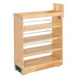 Rev-A-Shelf Pull Out Kitchen Cabinet Organizer Soft-Close Wood in Brown/Gray | 8" W | Wayfair 448-BCBBSC-8C