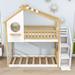 Udall Twin Over Twin Standard Bunk Bed w/ Shelves by Harper Orchard in White | 91 H x 40 W x 97 D in | Wayfair 1E6711F727C3482B88D1E1D2589D675B