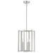 Savoy House Essentials Benson 13" Wide Satin Nickel 3-Light Pendant