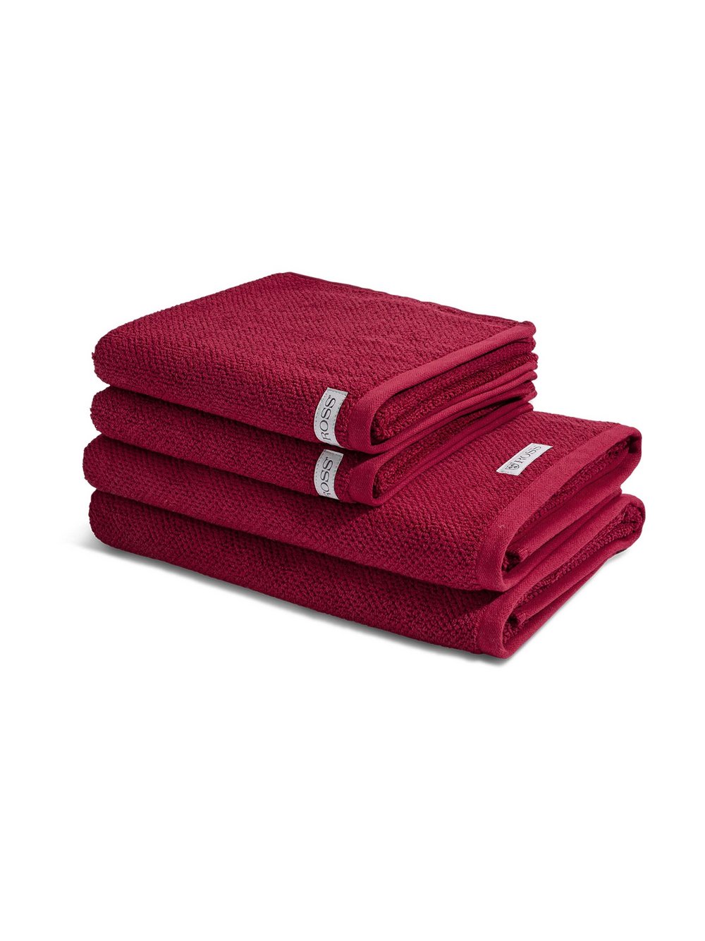 Ross Handtuchset 4-teilig Damen rot, ONE SIZE Image