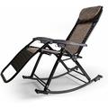 Dolaso - Fauteuil Relax de Jardin Pliant Chaise longue, balancelle Rocking Chair, âgées pliantes
