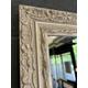 Handcrafted Mirror Ornate Silver shabby chic solid wood boho cottagecore