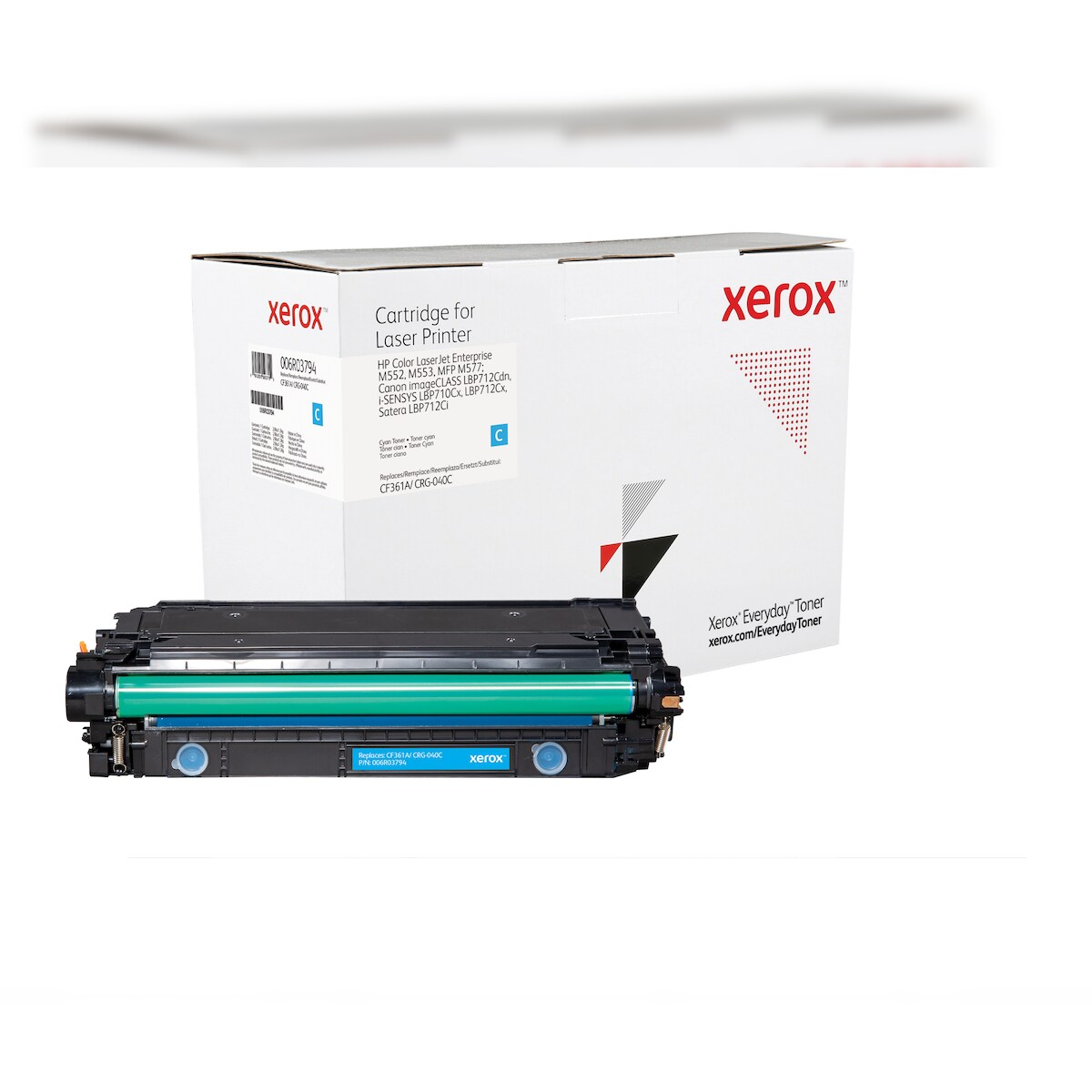Everyday -Toner in Cyan, Xerox-Entsprechung für HP CF361A/ CRG-040C, 5000 Seiten - (006R03794) Image
