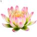Yoone Lotus-shaped Ceramic Censer 3D Handcrafted Artistic Flower Incense Stick Holder Desktop Decoration