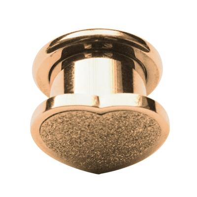 Dehnschnecke ADELIA´S "Piercing Ohrpiercing", Damen, Gr. 12, rosa (rosegold), Chirurgiestahl, modisch, Piercings, aus 316l Stahl PVD 18kt. Rosè Gold beschichtet