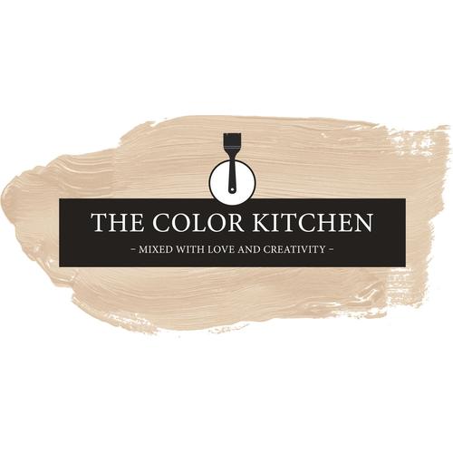 „A.S. CRÉATION Wand- und Deckenfarbe „“Seidenmatt Innenfarbe THE COLOR KITCHEN““ Farben für Wohnzimmer Schlafzimmer Flur Küche, versch. Beigetöne Gr. 2,5 l, beige (tck6020 chalky chickpeas) Wandfarbe bunt“