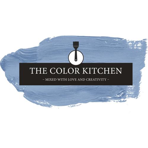 „A.S. CRÉATION Wand- und Deckenfarbe „“THE COLOR KITCHEN““ Farben seidenmatt, für Wohnzimmer Schlafzimmer Flur Küche, Blautöne Gr. 2,5 l, blau (tck3004 blue herring) Wandfarbe bunt“