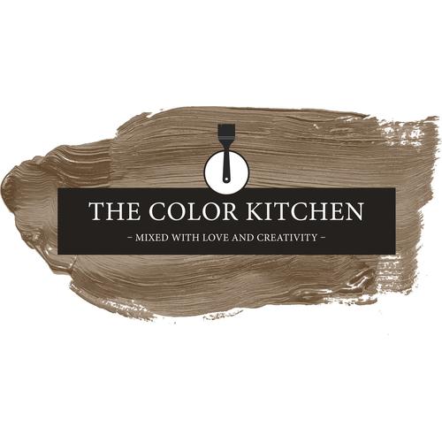 „A.S. CRÉATION Wand- und Deckenfarbe „“Seidenmatt Innenfarbe THE COLOR KITCHEN““ Farben für Wohnzimmer Schlafzimmer Flur Küche, versch. Brauntöne Gr. 2,5 l, braun (tck6007 awesome anis) Wandfarbe bunt“