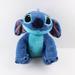 Disney Toys | Disney Parks Stitch 14-Inch Plush Floppy Ears Sitting Stuffed Animal Toy | Color: Blue | Size: Osb