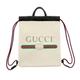 Gucci Bags | Gucci Zaino White Cripto Logo Drawstring Backpack | Color: Cream | Size: Os