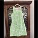 Lilly Pulitzer Dresses | Lilly Pulitzer Pearl Cording We Will Go Shift | Color: Green/White | Size: 6