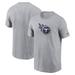 Men's Nike Gray Tennessee Titans Logo Essential T-Shirt
