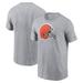 Men's Nike Gray Cleveland Browns Logo Essential T-Shirt
