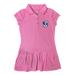 Girls Toddler Garb Pink Creighton Bluejays Caroline Cap Sleeve Polo Dress