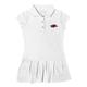 Girls Toddler Garb White Arkansas Razorbacks Caroline Cap Sleeve Polo Dress