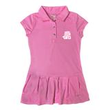 Girls Toddler Garb Pink Tennessee State Tigers Caroline Cap Sleeve Polo Dress