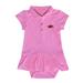 Girls Infant Garb Pink Arkansas Razorbacks Caroline Cap Sleeve Polo Dress