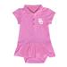 Girls Infant Garb Pink Baylor Bears Caroline Cap Sleeve Polo Dress