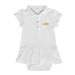 Girls Infant Garb White LSU Tigers Caroline Cap Sleeve Polo Dress
