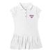 Girls Toddler Garb White SMU Mustangs Caroline Cap Sleeve Polo Dress