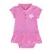 Girls Infant Garb Pink Texas A&M Aggies Caroline Cap Sleeve Polo Dress