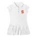Girls Toddler Garb White Syracuse Orange Caroline Cap Sleeve Polo Dress