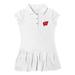 Girls Toddler Garb White Wisconsin Badgers Caroline Cap Sleeve Polo Dress