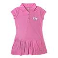 Girls Toddler Garb Pink Georgia Tech Yellow Jackets Caroline Cap Sleeve Polo Dress