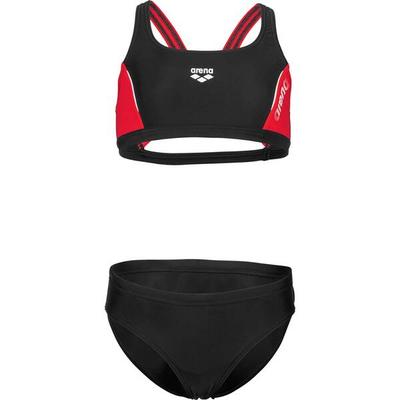 ARENA Kinder Bikini G THRICE JR TWO PIECES R, Größe 128 in Schwarz