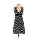 INC International Concepts Casual Dress: Black Jacquard Dresses - Women's Size P