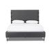 17 Stories Graisyn Panel Bed Upholstered/Metal in Gray | 55 H x 65.75 W x 85 D in | Wayfair 302106AC97C144DDA2EFBE66984643D6