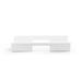 Poppin Cable Hideaway, 20" in White | 4 H x 20 W x 11 D in | Wayfair 106112