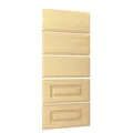 Cooke & Lewis Tallboy 5 Drawer Maple Effect Drawer Front Pack 446mm