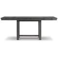 Red Barrel Studio® Fereshteh Counter Height Drop Leaf Trestle Dining Table Wood in Black | 35 H in | Wayfair 779FBAC16F4749E28F30C0A2D377F065