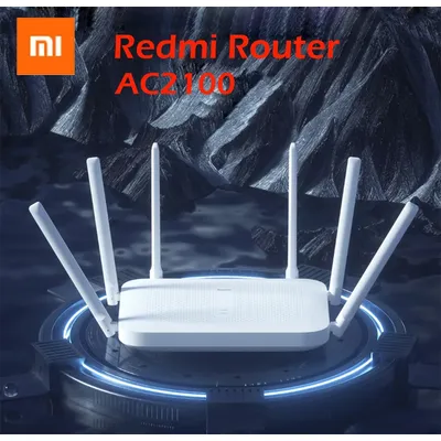 Xiaomi-Routeur Wi-Fi Redmi AC2100 Gigabit répéteur sans fil à bande pour touristes avec 6