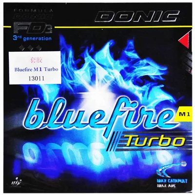 DONIC Bluefire – Turbo M1 boutons en caoutchouc pour Tennis de Table éponge de ping-pong
