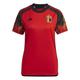 adidas Belgium Home Shirt 2022 2023 Womens - Red