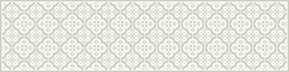 Tapis en vinyl cuisine vert lisbonne 48x198 cm