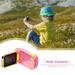 2.0 inch IPS Children Video Camera USB Charging DV Camcorder with Lanyard (Pink)