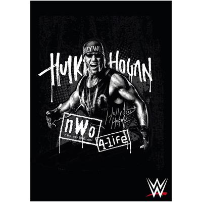 WWE Hulk Hogan Schwarz-Weiß-Grafikposter – ungerahmt A2 Image