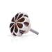 Mascot Hardware Flower shaped Crafted 1-1/3 In.(34Mm) Cream Resin Cabinet Knob