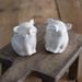 Piglet Salt and Pepper Shakers - 2.25" x 2.5" x 3"